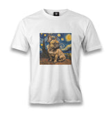 Frenchie Night - Bulldog - MB1647 Men's White Tshirt - Premium  from W.E.N.S. WIND - Just 6490! Shop now at W.E.N.S. WIND