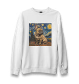 Frenchie Night - Bulldog - MB1647 Unisex White Sweatshirt - Premium  from W.E.N.S. WIND - Just 10990! Shop now at W.E.N.S. WIND