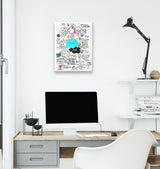 The Fault In Our Stars White Canvas Wall Art 35x40cm - Premium  from W.E.N.S. WIND - Just 7990! Shop now at W.E.N.S. WIND