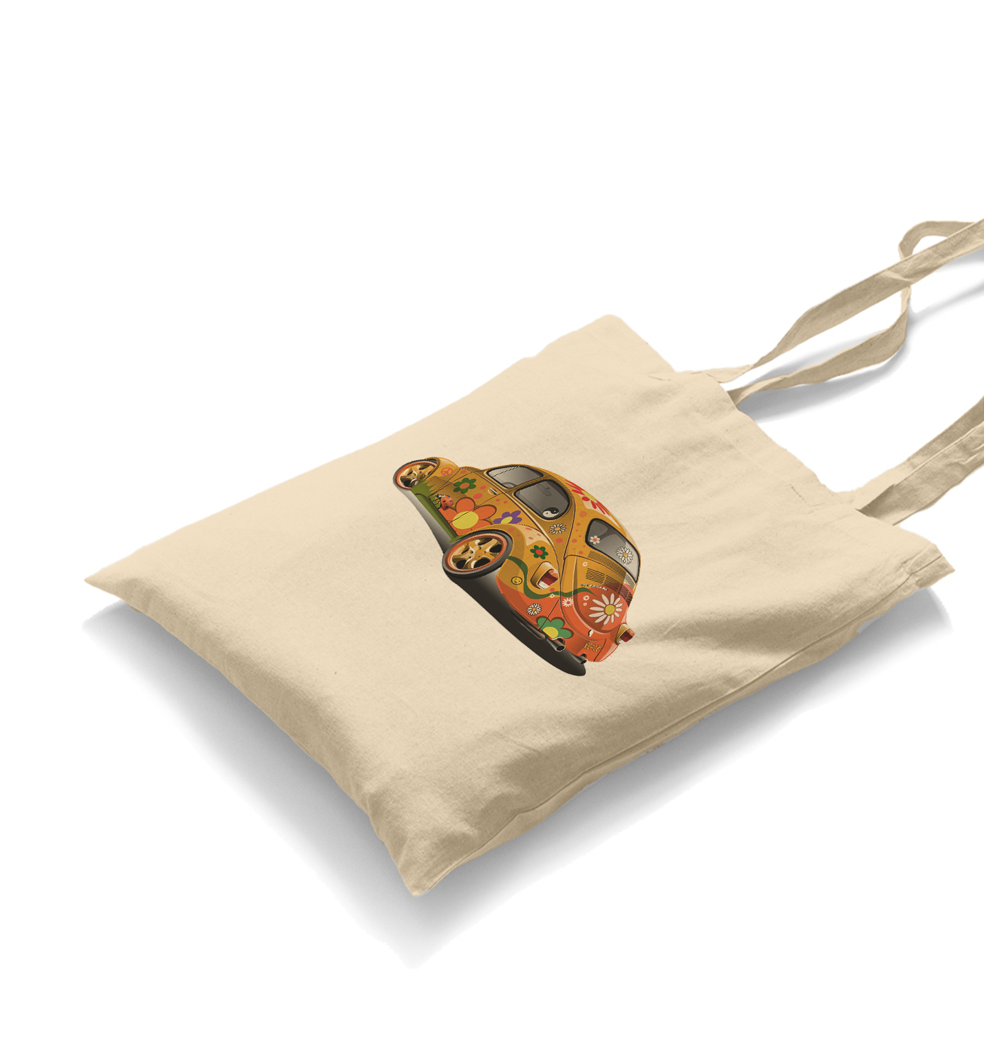 Bugs in Color White Canvas Totebag - Premium  from W.E.N.S. WIND - Just 4990! Shop now at W.E.N.S. WIND