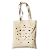 Good Friends White Canvas Totebag - Premium  from W.E.N.S. WIND - Just 4990! Shop now at W.E.N.S. WIND