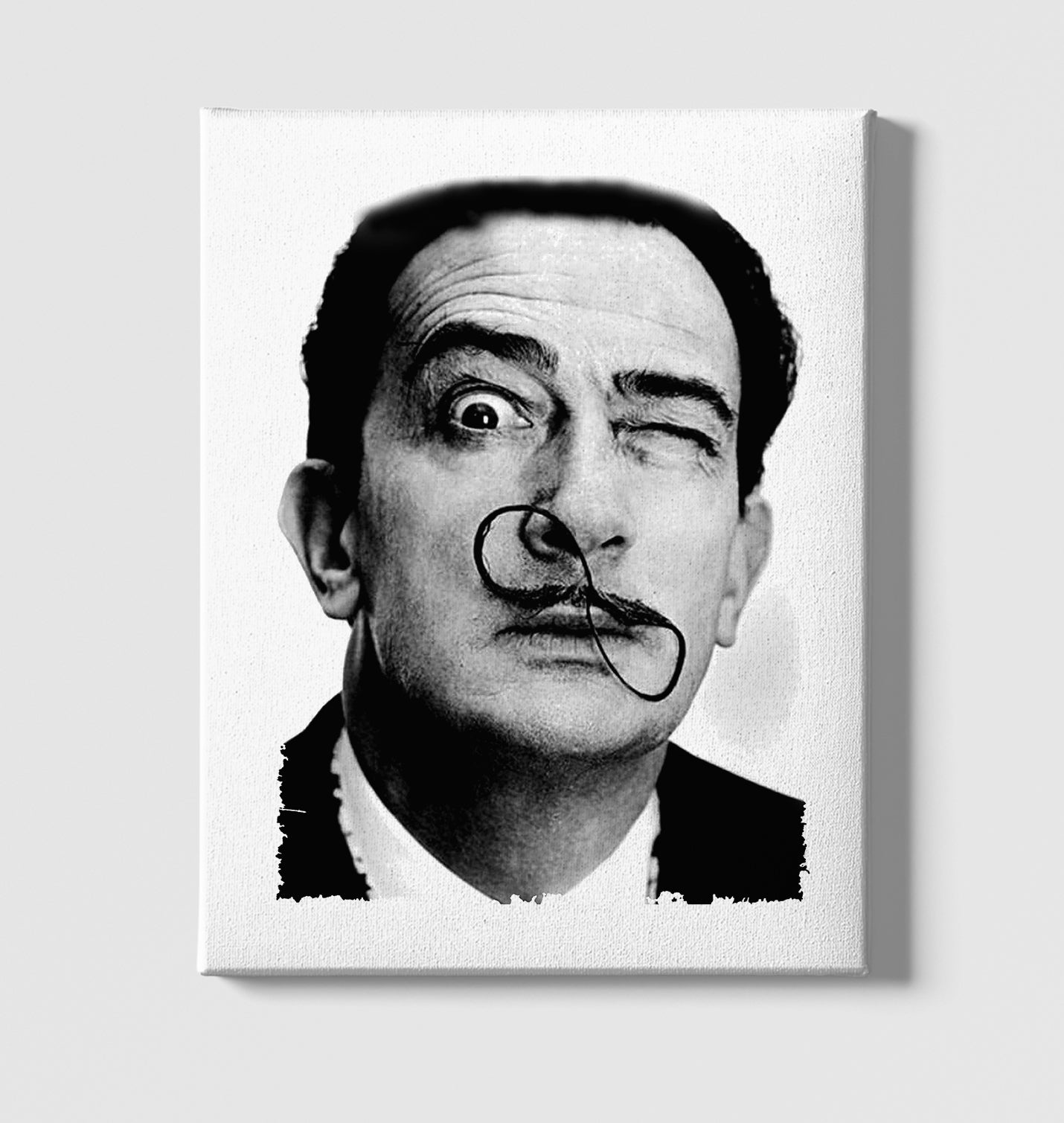 Salvador Dali White Canvas Wall Art 35x40cm - Premium  from W.E.N.S. WIND - Just 7990! Shop now at W.E.N.S. WIND