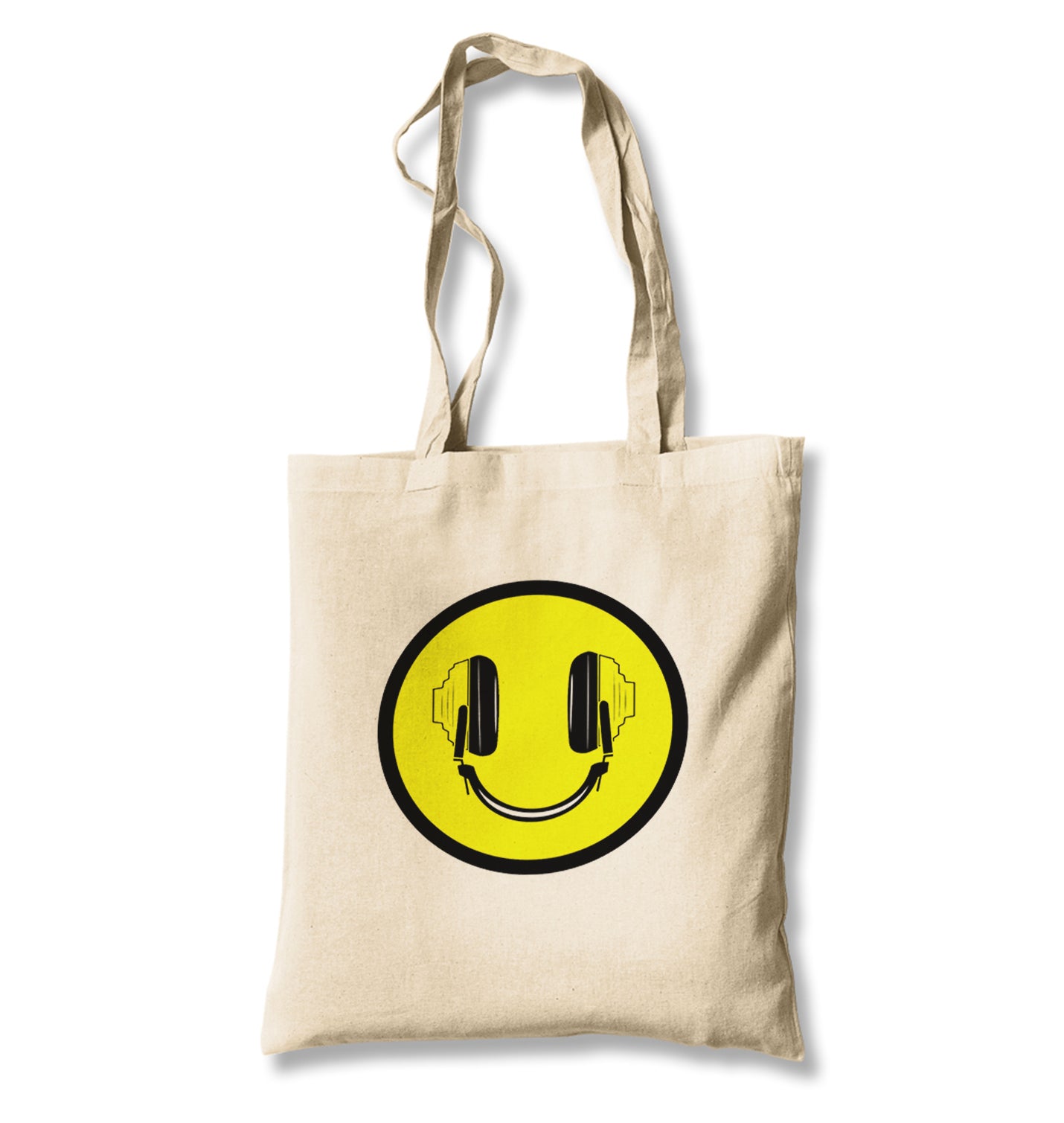 DJ Smile Canvas Totebag - Premium  from Wenswind - Just 4990! Shop now at W.E.N.S. WIND