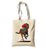 Horse VIII White White Canvas Totebag - Premium  from W.E.N.S. WIND - Just 4990! Shop now at W.E.N.S. WIND