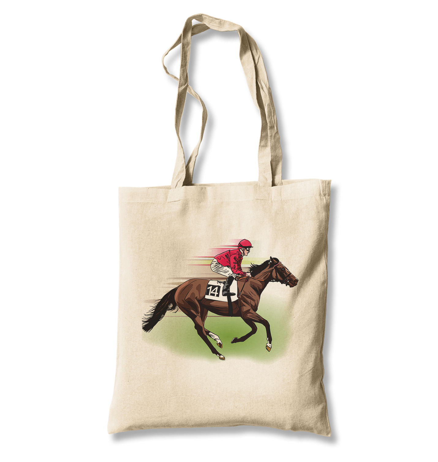 Horse X White White Canvas Totebag - Premium  from W.E.N.S. WIND - Just 4990! Shop now at W.E.N.S. WIND