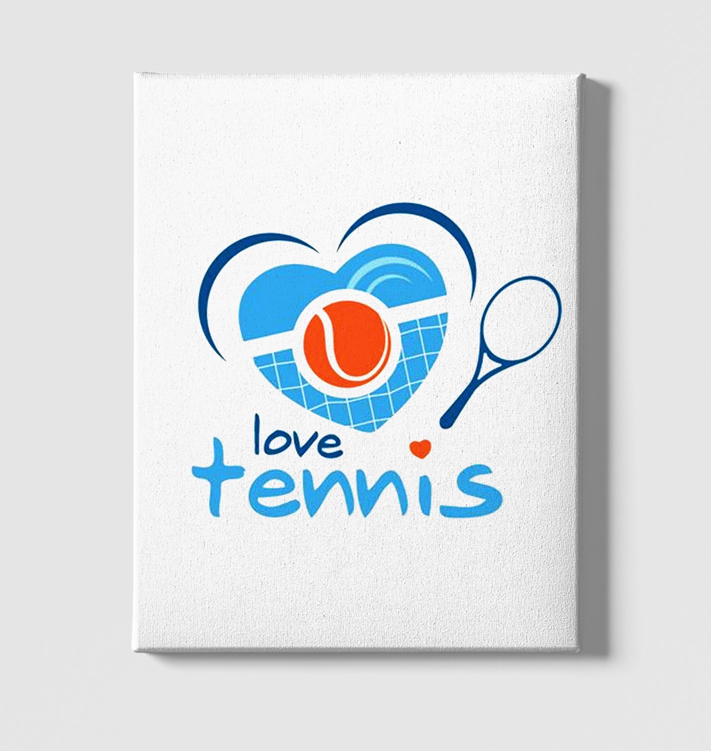 Tennis - Beat White Canvas Wall Art 35x40cm - Premium  from W.E.N.S. WIND - Just 7990! Shop now at W.E.N.S. WIND