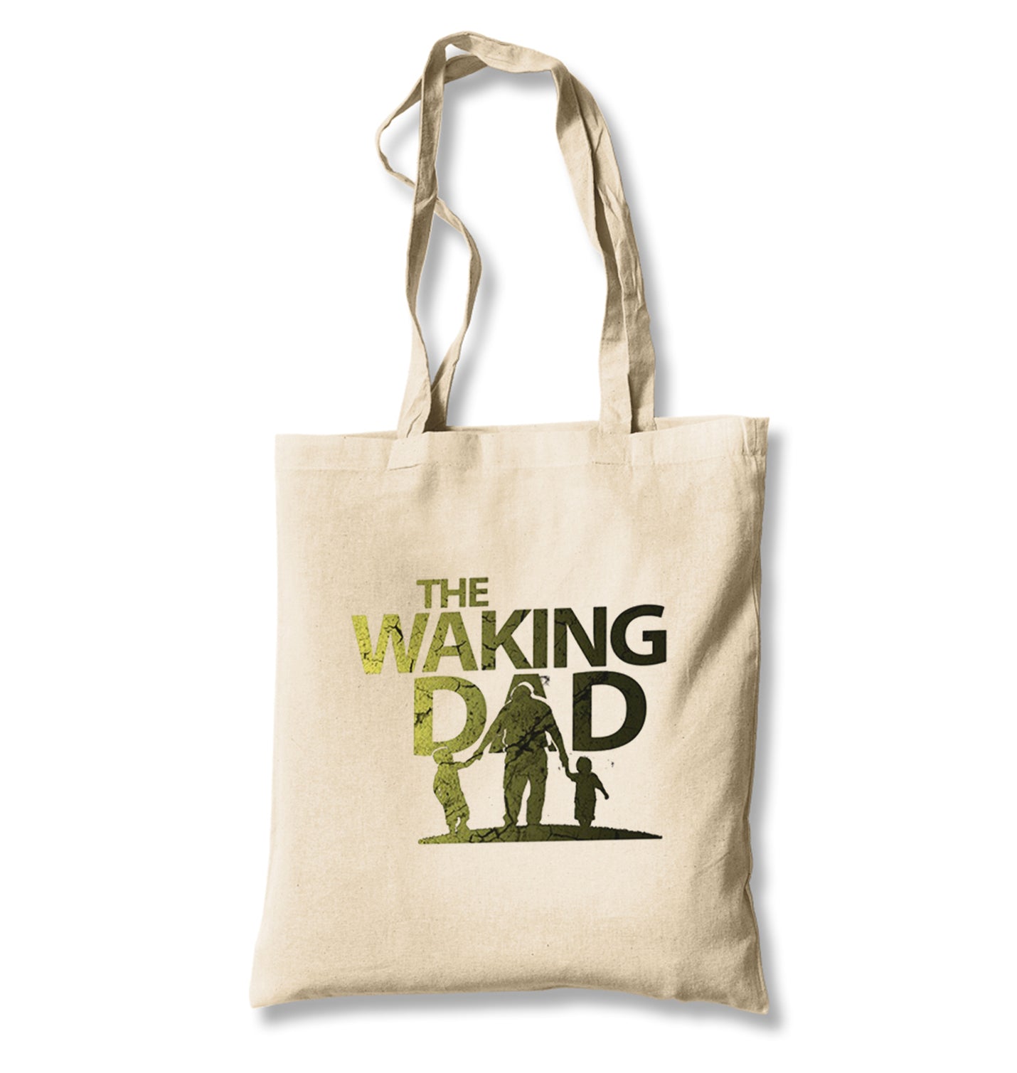 The Waking Dad Canvas Totebag - Premium  from Wenswind - Just 4990! Shop now at W.E.N.S. WIND