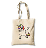 Unicorn - Rainbow Canvas Totebag - Premium  from Wenswind - Just 4990! Shop now at W.E.N.S. WIND