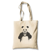 Panda - All U Need Canvas Totebag - Premium  from Wenswind - Just 4990! Shop now at W.E.N.S. WIND