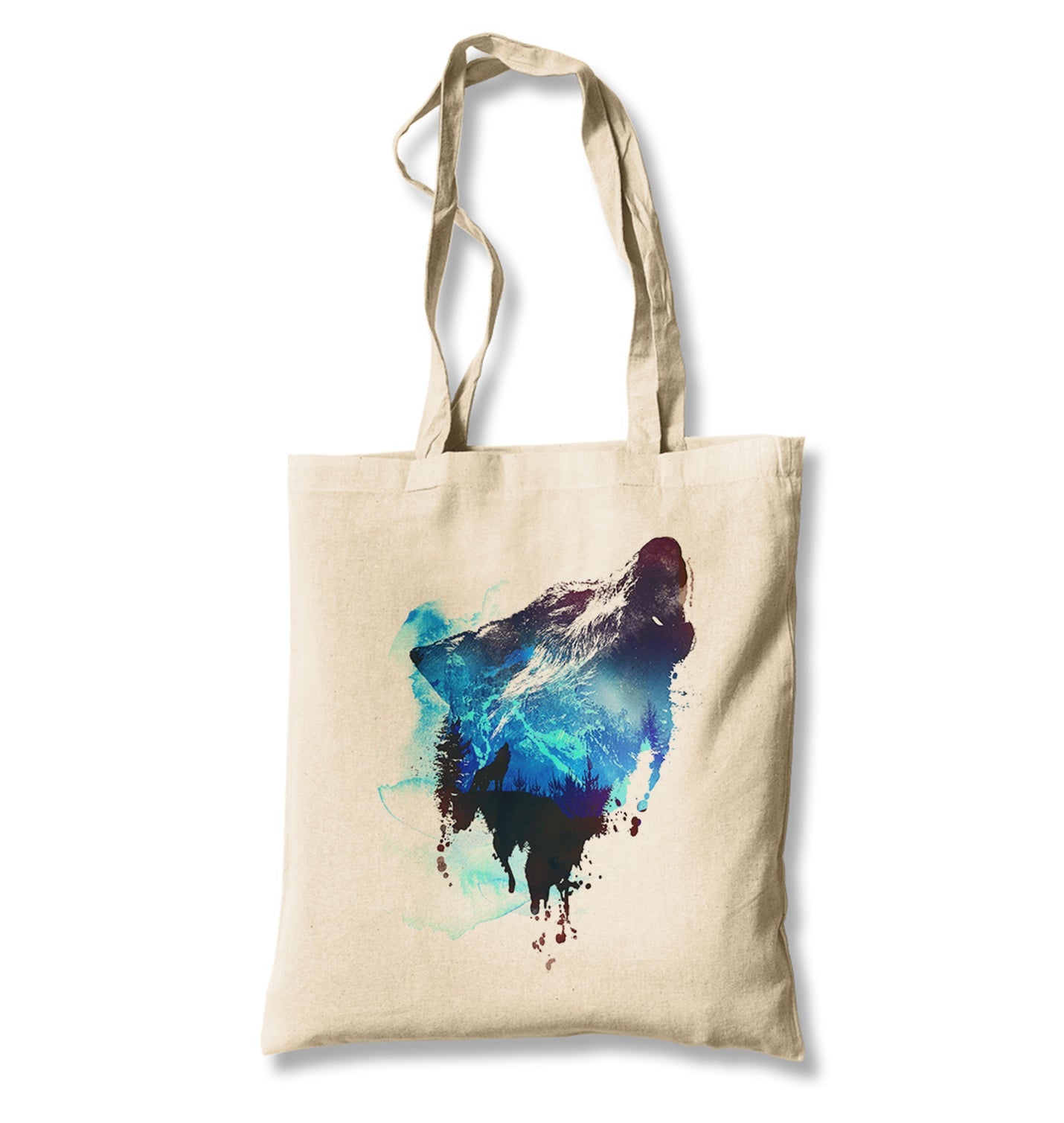 Wolf IV Canvas Totebag - Premium  from Wenswind - Just 4990! Shop now at W.E.N.S. WIND