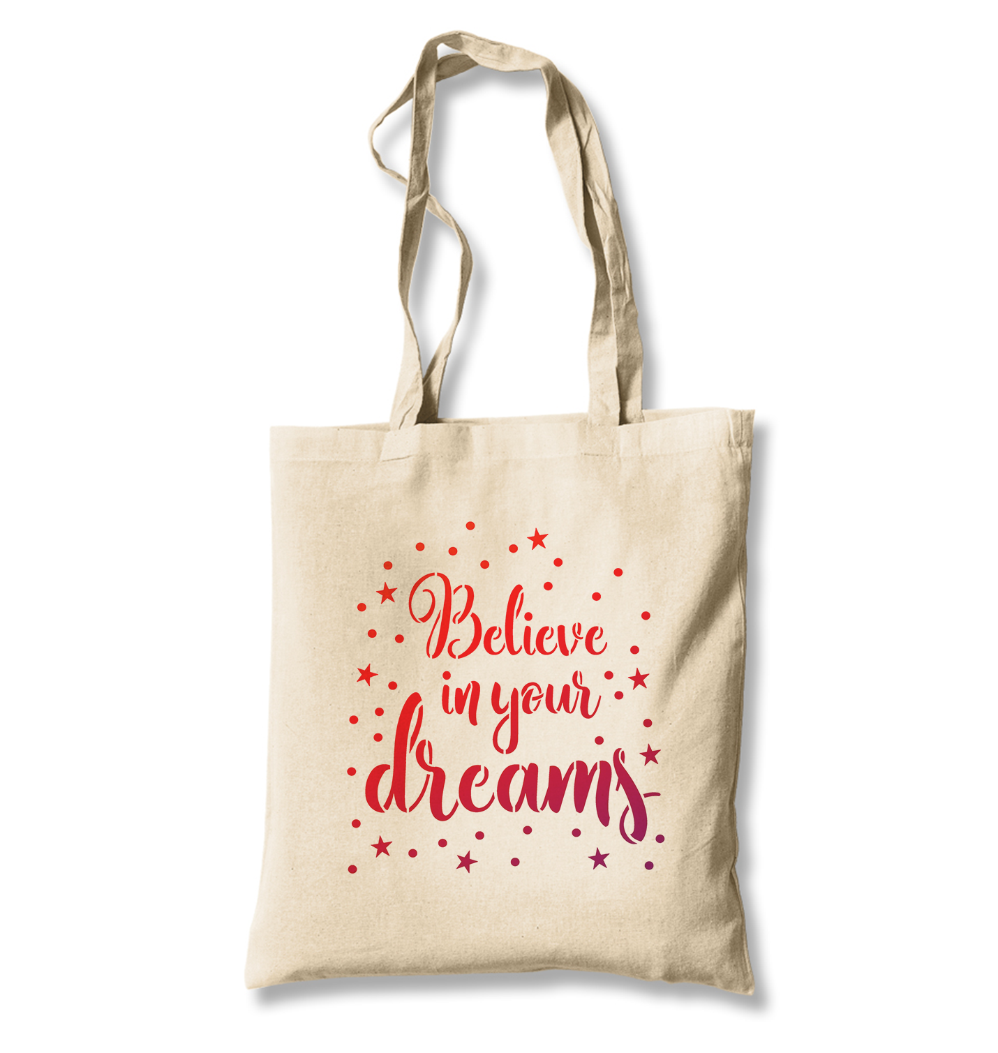 Believe in Your Dreams Canvas Totebag - Premium  from Wenswind - Just 4990! Shop now at W.E.N.S. WIND