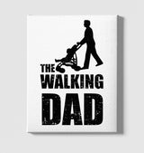 The Walking Dad II White Canvas Wall Art 35x40cm - Premium  from W.E.N.S. WIND - Just 7990! Shop now at W.E.N.S. WIND