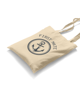 First Mate - Anchor White Canvas Totebag - Premium  from W.E.N.S. WIND - Just 4990! Shop now at W.E.N.S. WIND