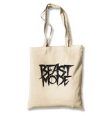 Bodybuilding-Beast Mode White Canvas Totebag - Premium  from W.E.N.S. WIND - Just 4990! Shop now at W.E.N.S. WIND