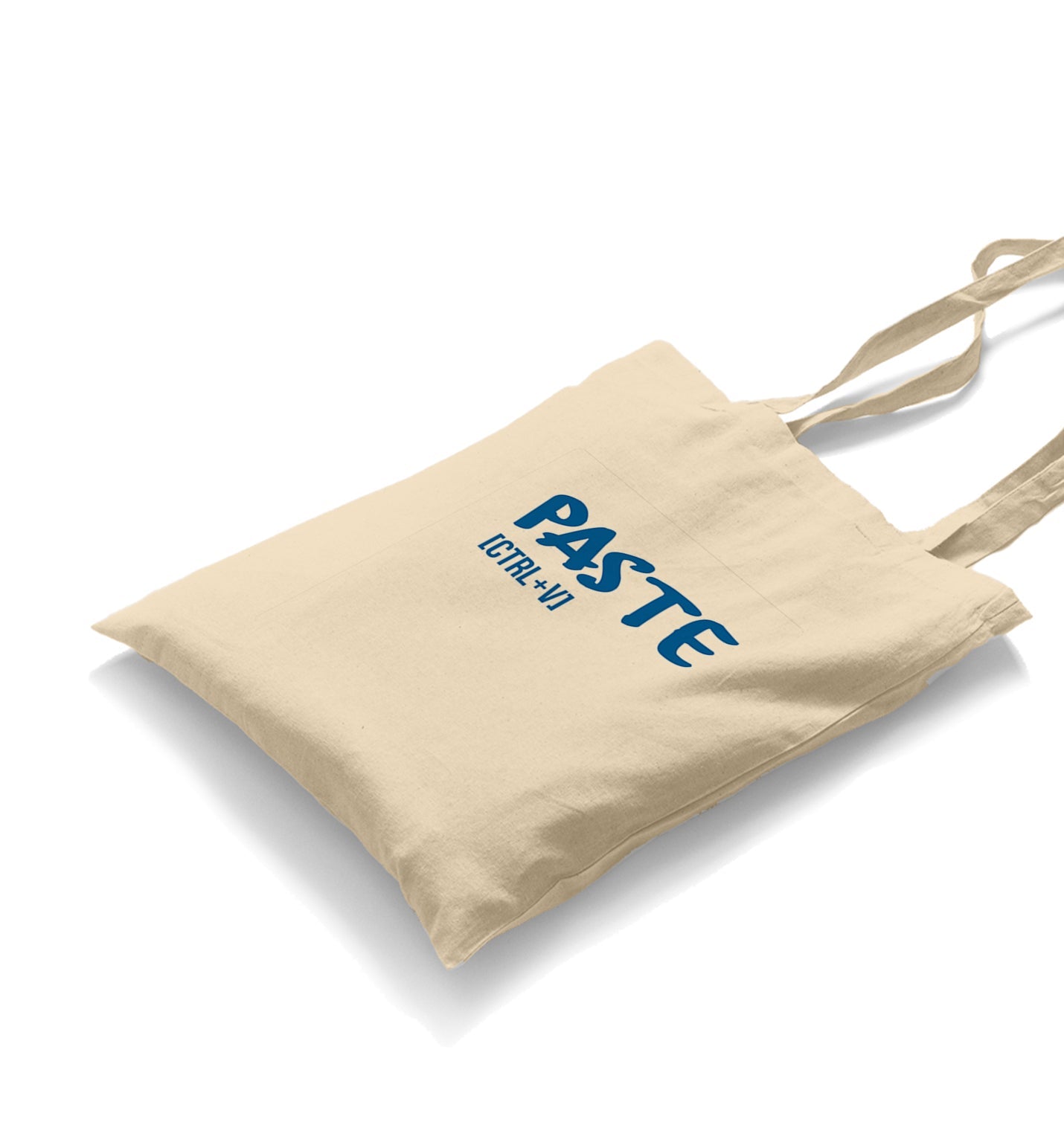 Paste - Ctrl+V Canvas Totebag - Premium  from Wenswind - Just 4990! Shop now at W.E.N.S. WIND