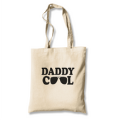 Daddy Cool White Canvas Totebag - Premium  from W.E.N.S. WIND - Just 4990! Shop now at W.E.N.S. WIND