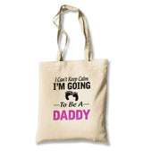 Cant Keep Calm - Pink Daddy Canvas Totebag - Premium  from Wenswind - Just 4990! Shop now at W.E.N.S. WIND