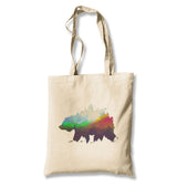 Colorful bear Canvas Totebag - Premium  from Wenswind - Just 4990! Shop now at W.E.N.S. WIND