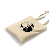 Yin Yang - Cat Canvas Totebag - Premium  from Wenswind - Just 4990! Shop now at W.E.N.S. WIND