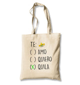 Te Quila Canvas Totebag - Premium  from Wenswind - Just 4990! Shop now at W.E.N.S. WIND