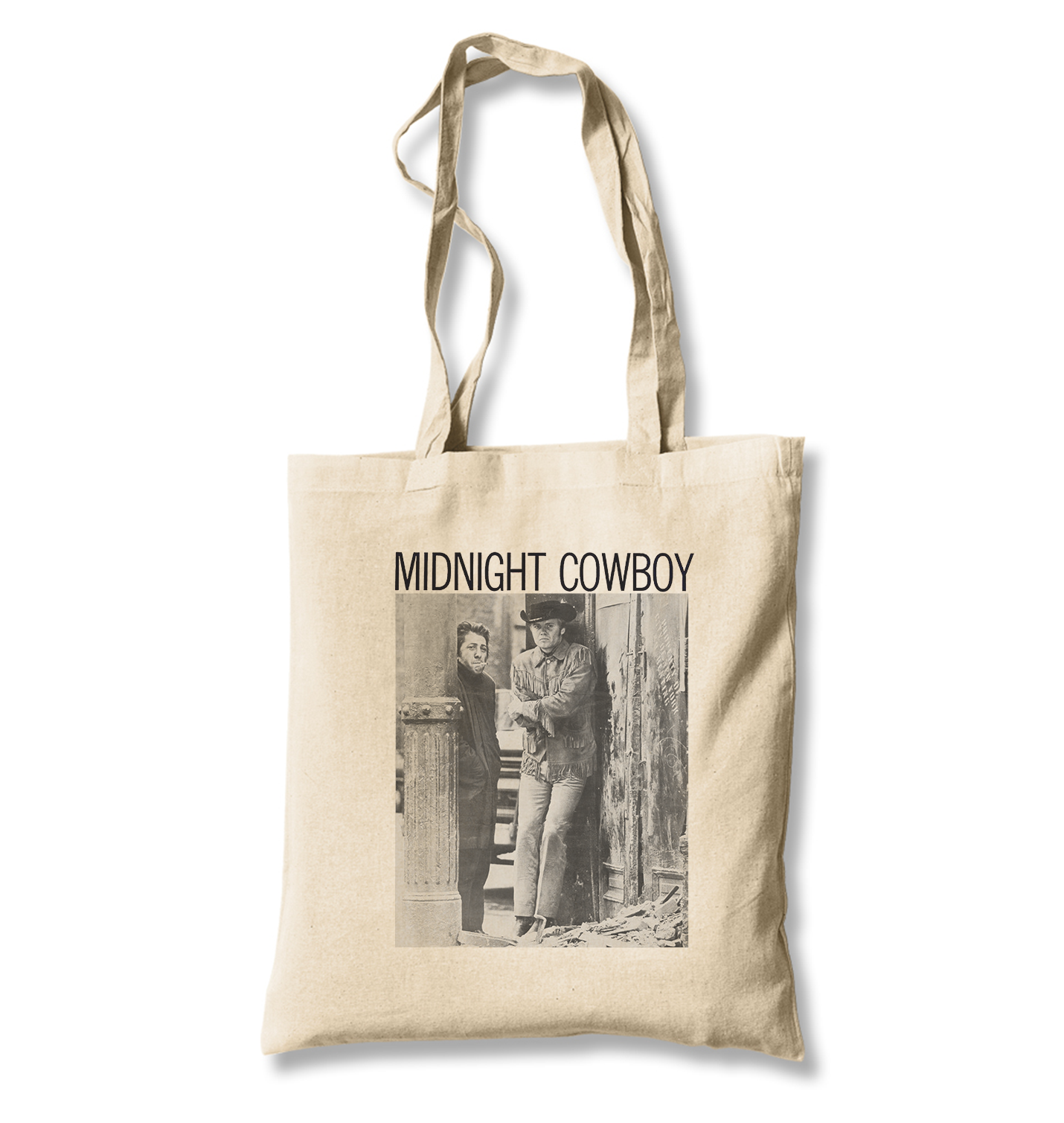 Midnight Cowboy White Canvas Totebag - Premium  from W.E.N.S. WIND - Just 4990! Shop now at W.E.N.S. WIND