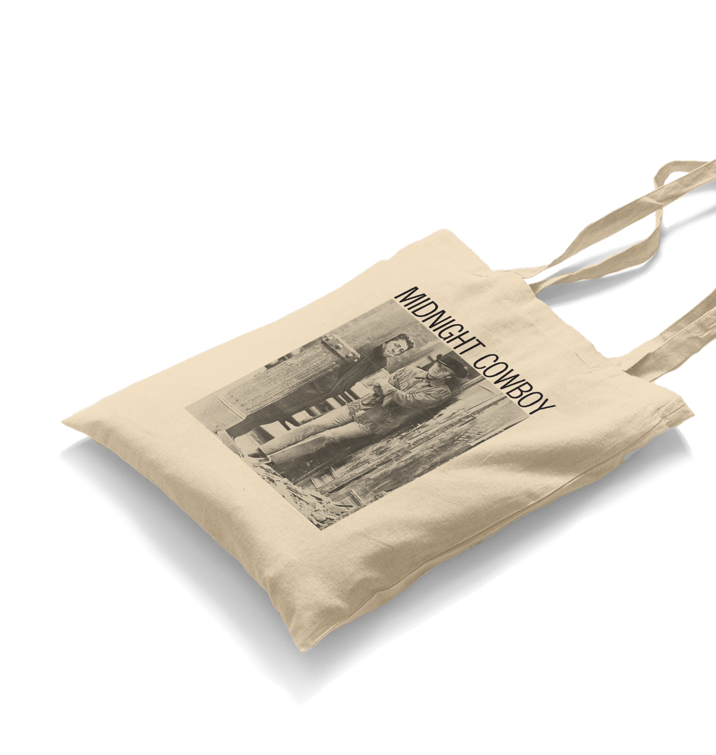 Midnight Cowboy White Canvas Totebag - Premium  from W.E.N.S. WIND - Just 4990! Shop now at W.E.N.S. WIND