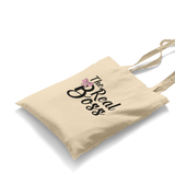 The Real Boss White Canvas Totebag - Premium  from W.E.N.S. WIND - Just 4990! Shop now at W.E.N.S. WIND