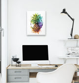 Pineapple White Canvas Wall Art 35x40cm - Premium  from W.E.N.S. WIND - Just 7990! Shop now at W.E.N.S. WIND