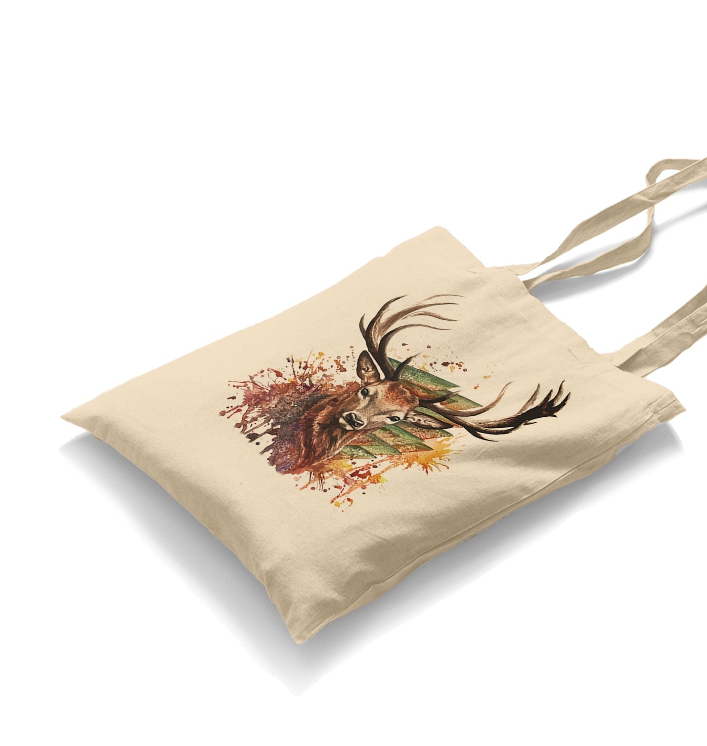 Deer Forest Canvas Totebag - Premium  from Wenswind - Just 4990! Shop now at W.E.N.S. WIND