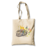 Minibus White Canvas Totebag - Premium  from W.E.N.S. WIND - Just 4990! Shop now at W.E.N.S. WIND