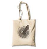 Eagle - Flying White Canvas Totebag - Premium  from W.E.N.S. WIND - Just 4990! Shop now at W.E.N.S. WIND