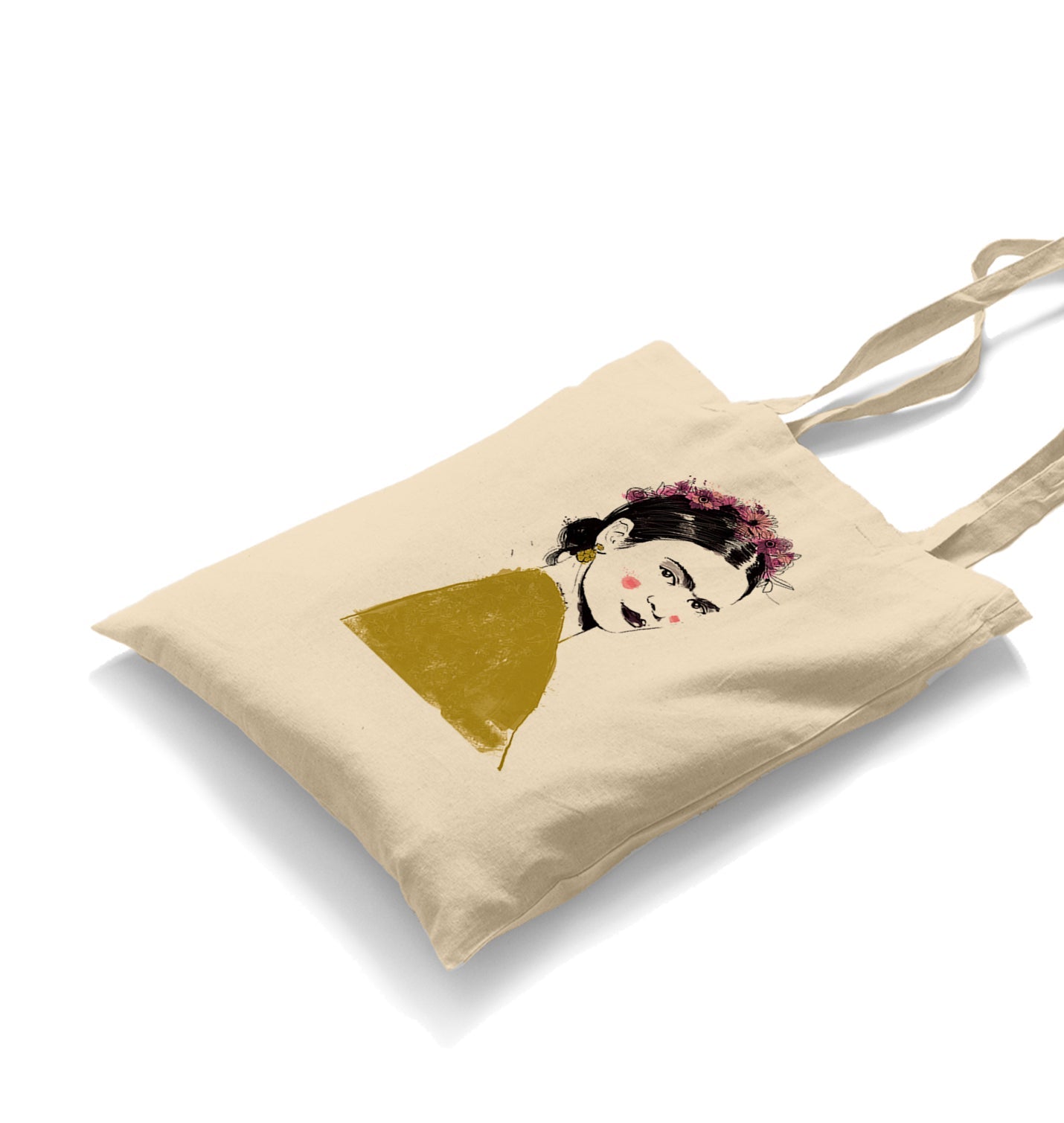 Frida Kahlo - Shade Canvas Totebag - Premium  from Wenswind - Just 4990! Shop now at W.E.N.S. WIND