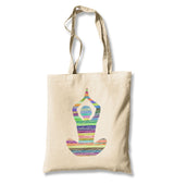 Yoga - Lines Canvas Totebag - Premium  from Wenswind - Just 4990! Shop now at W.E.N.S. WIND