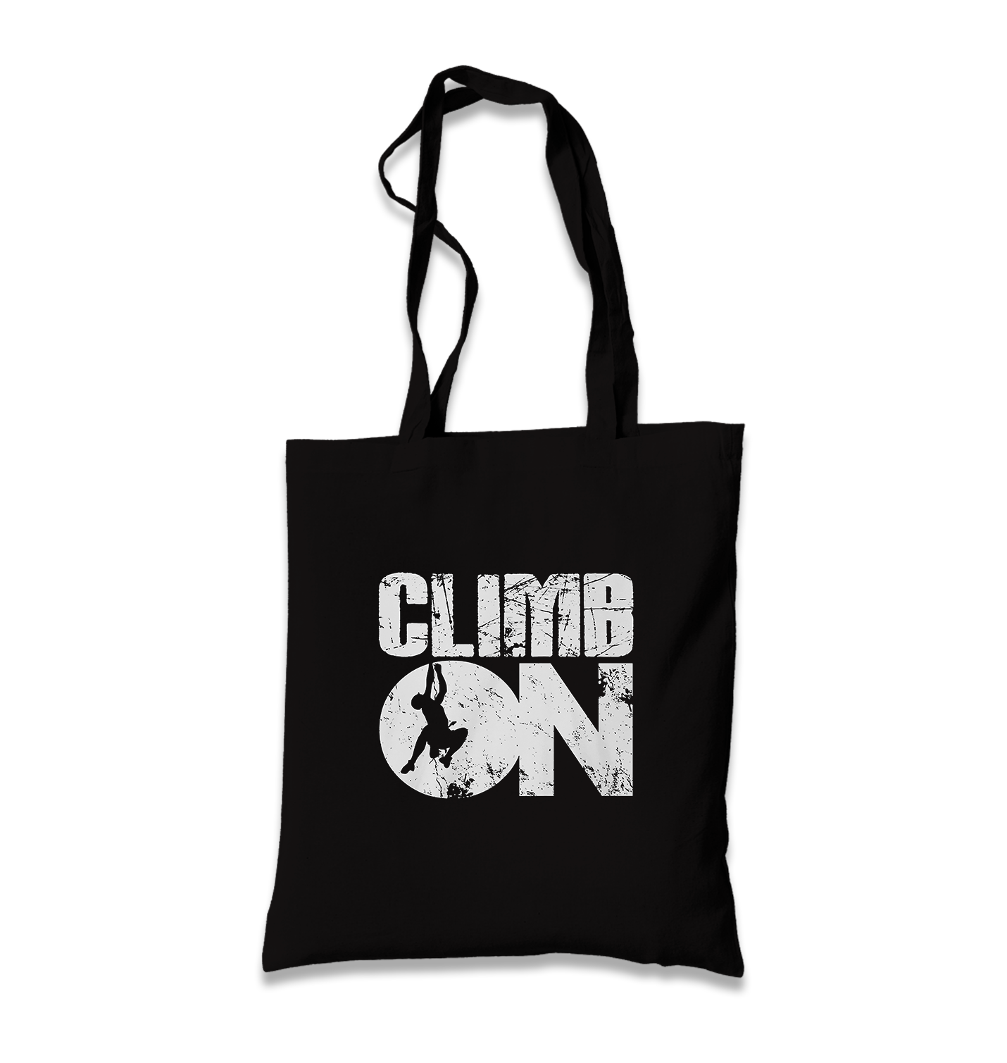 Climb On Black Canvas Totebag - Premium  from W.E.N.S. WIND - Just 4990! Shop now at W.E.N.S. WIND