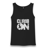 Climb On Unisex Black Tank Top - Premium  from W.E.N.S. WIND - Just 6490! Shop now at W.E.N.S. WIND
