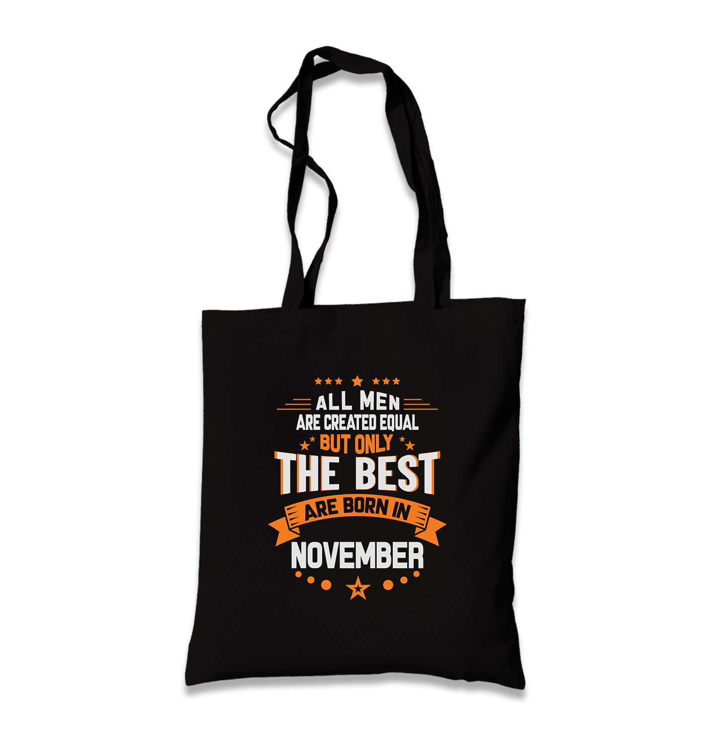 Zodiac - Born in November Best Black Canvas Totebag - Premium  from W.E.N.S. WIND - Just 4990! Shop now at W.E.N.S. WIND