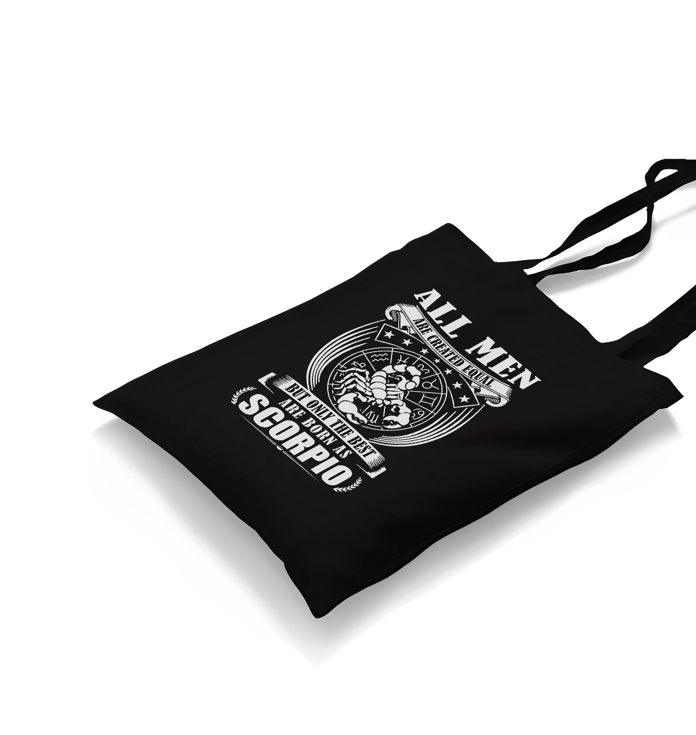 Zodiac - Born as Scorpio Black Canvas Totebag - Premium  from W.E.N.S. WIND - Just 4990! Shop now at W.E.N.S. WIND