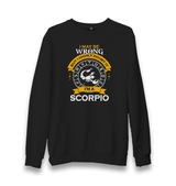 Zodiac - I'm a Scorpio Unisex Black Sweatshirt - Premium  from W.E.N.S. WIND - Just 10990! Shop now at W.E.N.S. WIND