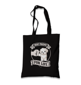 Dog - The Best Friend Black Canvas Totebag - Premium  from W.E.N.S. WIND - Just 4990! Shop now at W.E.N.S. WIND