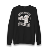 Dog-The Best Friend Unisex Black Sweatshirt - Premium  from W.E.N.S. WIND - Just 10990! Shop now at W.E.N.S. WIND