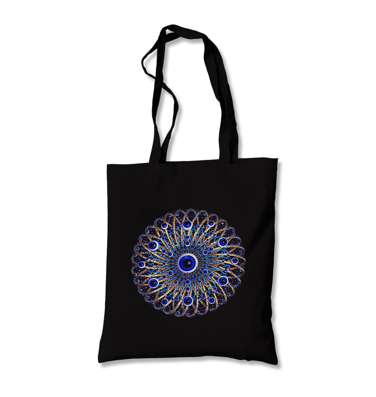Evil Eye Lampwork Bead Canvas Totebag - Premium  from Wenswind - Just 4990! Shop now at W.E.N.S. WIND