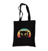 Baby Cat Looking from a Retro Background Canvas Totebag - Premium  from Wenswind - Just 4990! Shop now at W.E.N.S. WIND