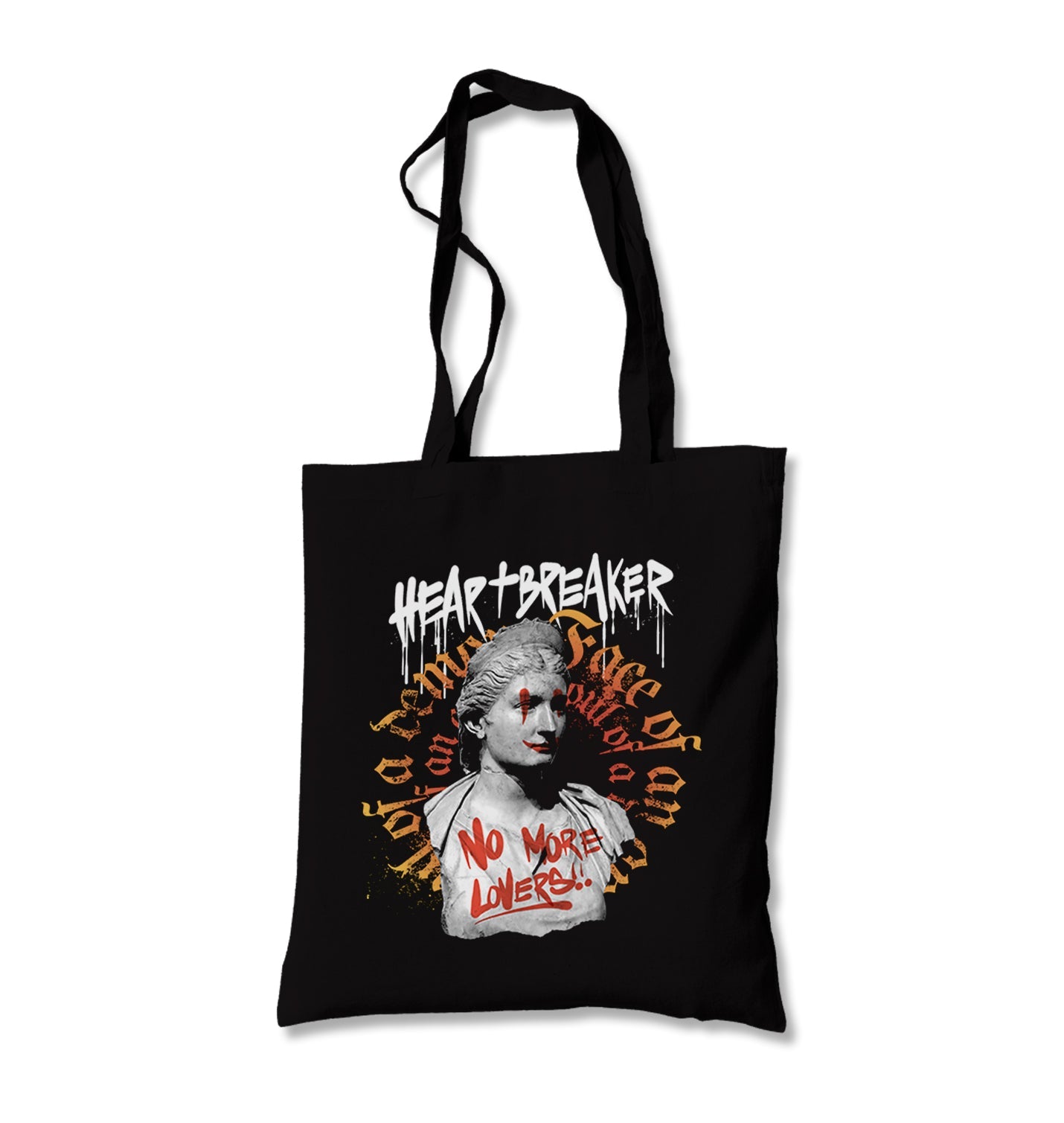 Heartbreaker Statue Canvas Totebag - Premium  from Wenswind - Just 4990! Shop now at W.E.N.S. WIND