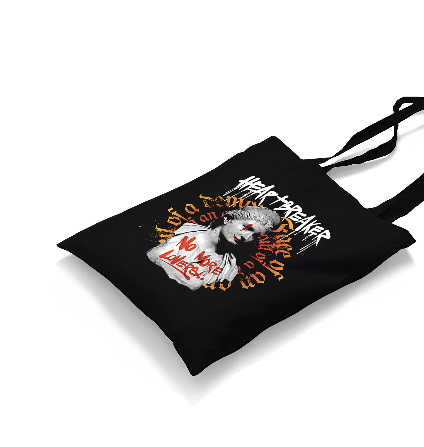 Heartbreaker Statue Canvas Totebag - Premium  from Wenswind - Just 4990! Shop now at W.E.N.S. WIND