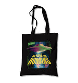 I Don't Believe in Humans II Canvas Totebag - Premium  from Wenswind - Just 4990! Shop now at W.E.N.S. WIND