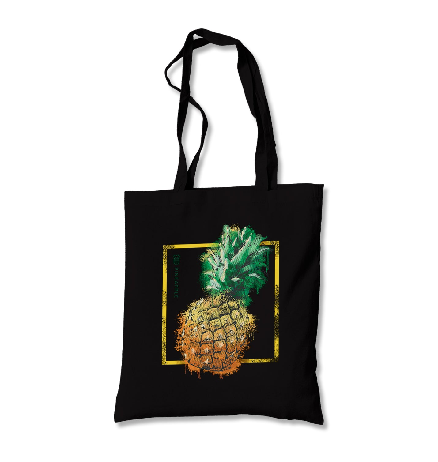 Pinapple Square Canvas Totebag - Premium  from Wenswind - Just 5990! Shop now at W.E.N.S. WIND