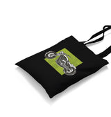 Motorcyle on Green - Canvas Totebag - Premium  from Wenswind - Just 4990! Shop now at W.E.N.S. WIND