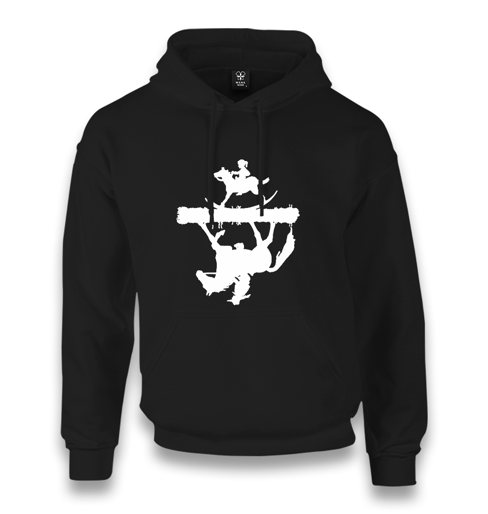 Horse XI Unisex Black Hoodie - Premium  from W.E.N.S. WIND - Just 11990! Shop now at W.E.N.S. WIND