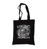 Viking Honor Ship Canvas Totebag - Premium  from Wenswind - Just 4990! Shop now at W.E.N.S. WIND