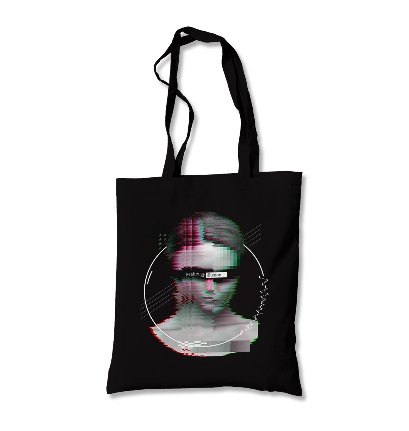 Statue Digital Woman Canvas Totebag - Premium  from Wenswind - Just 5990! Shop now at W.E.N.S. WIND